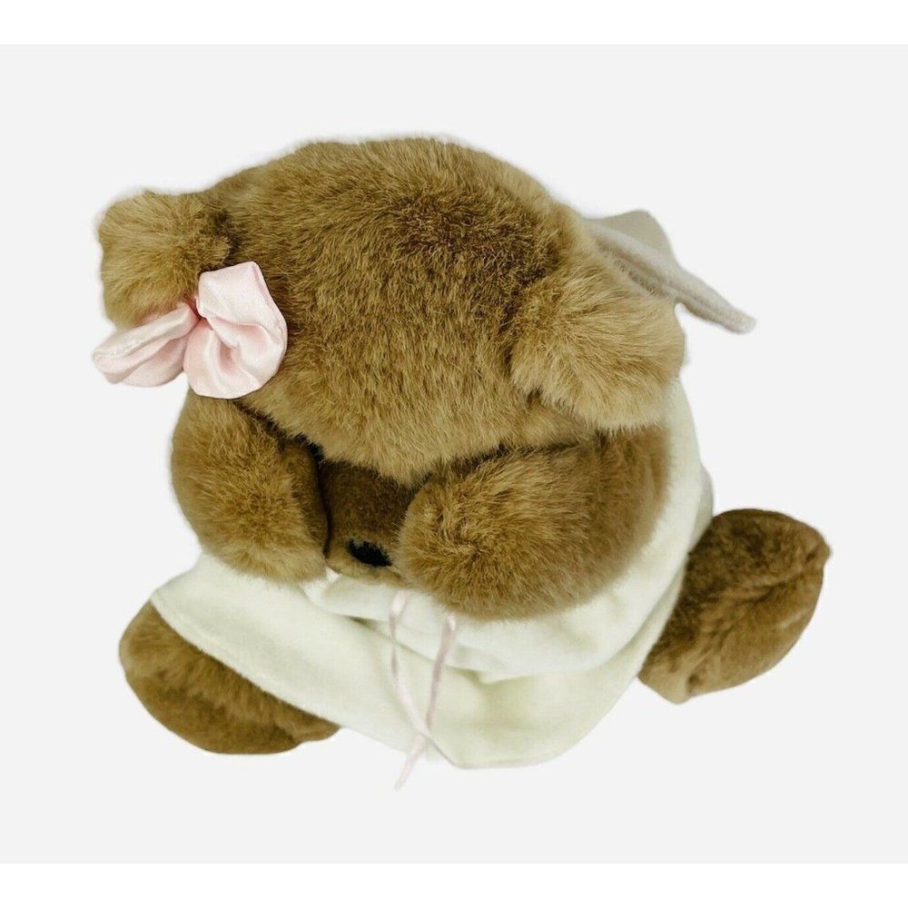 RARE Vtg 90s Mango Teddy Bear Peekaboo Angel Plush Magnetic Jointed Anchorage AK - Picture 8 of 9